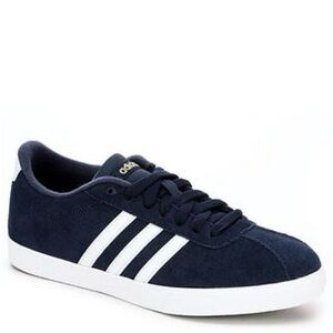 Adidas Neo 3-Stripe Suede Sneakers Navy Women’s 6.5 (SHW 675001)